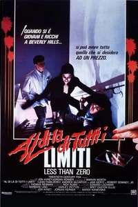 Less than Zero - Poster