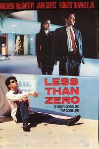 Less than Zero - Poster