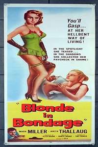 Blonde in Bondage - Poster