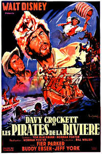 Davy Crockett and the River Pirates - Poster