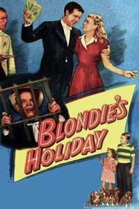 Blondie's Holiday - Poster