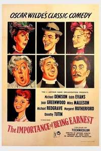 The Importance of Being Earnest - Poster