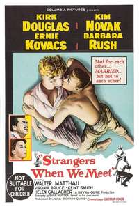 Strangers When We Meet - Poster