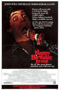 Happy Birthday to Me - Poster