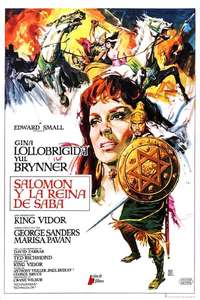 Solomon and Sheba - Poster