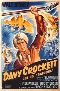 Davy Crockett  King of the Wild Frontier - Poster