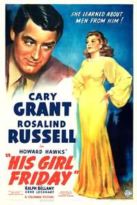 His Girl Friday - Poster