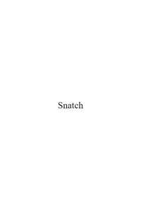 Snatch - Poster