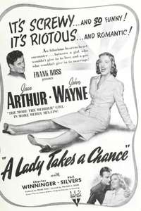 A Lady Takes a Chance - Poster