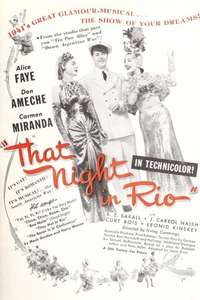 That Night in Rio - Poster