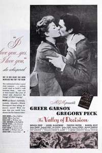 The Valley of Decision - Poster