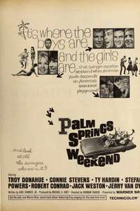 Palm Springs Weekend - Posters