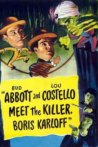Abbott and Costello Meet the Killer  Boris Karloff - Poster