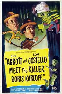 Abbott and Costello Meet the Killer  Boris Karloff - Poster