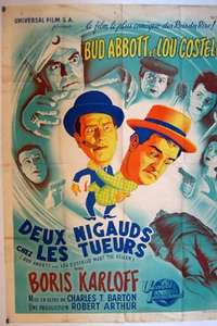 Abbott and Costello Meet the Killer  Boris Karloff - Poster