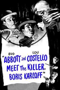 Abbott and Costello Meet the Killer  Boris Karloff - Poster