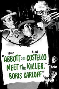 Abbott and Costello Meet the Killer  Boris Karloff - Poster