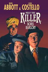 Abbott and Costello Meet the Killer  Boris Karloff - Poster