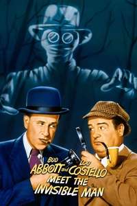 Abbott and Costello Meet the Invisible Man - Poster