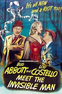 Abbott and Costello Meet the Invisible Man - Poster