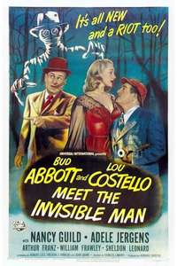 Abbott and Costello Meet the Invisible Man - Poster