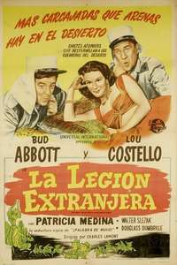 Abbott and Costello in the Foreign Legion - Poster