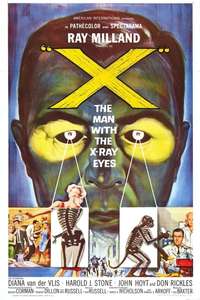 X: The Man with the X-Ray Eyes - Poster