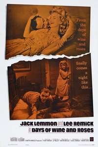 Days of Wine and Roses - Poster