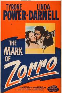 The Mark of Zorro - Poster