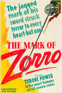 The Mark of Zorro - Poster