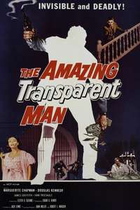 The Amazing Transparent Man - Posters