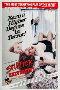 Splatter University - Poster