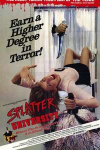 Splatter University - Poster