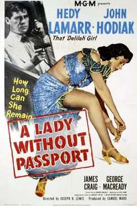 A Lady Without Passport - Poster