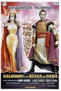 Solomon and Sheba - Poster