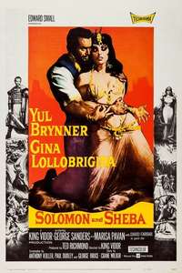 Solomon and Sheba - Poster