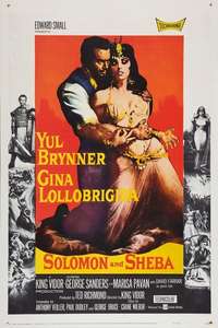 Solomon and Sheba - Poster