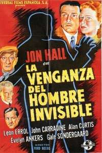The Invisible Man's Revenge - Poster