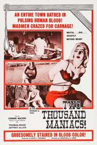 Two Thousand Maniacs! - Poster