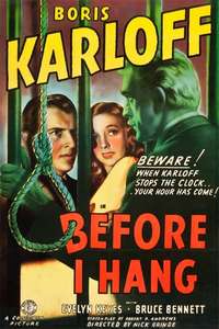 Before I Hang - Posters
