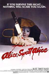 Alice Sweet Alice - Poster