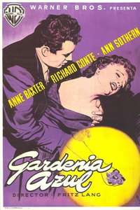 The Blue Gardenia - Poster
