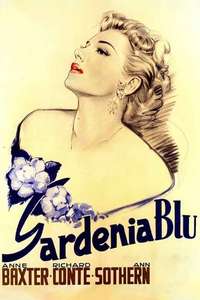 The Blue Gardenia - Poster