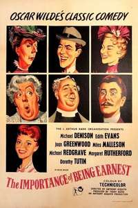 The Importance of Being Earnest - Poster