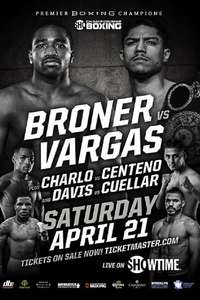 BRONER VS. VARGAS - Poster