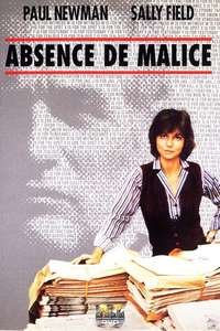 Absence of Malice - Poster