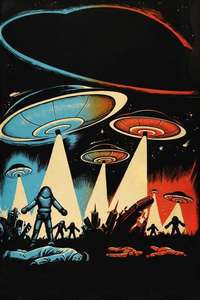 Earth vs. the Flying Saucers - Poster
