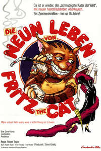 The Nine Lives of Fritz the Cat - Poster