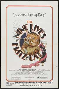 The Nine Lives of Fritz the Cat - Poster