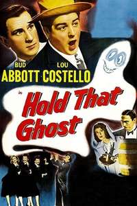 Hold That Ghost - Poster
